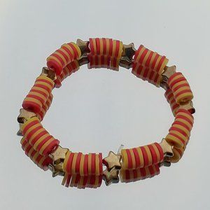 Clay bead stretchy string bracelets buy 2 get one free bracelet